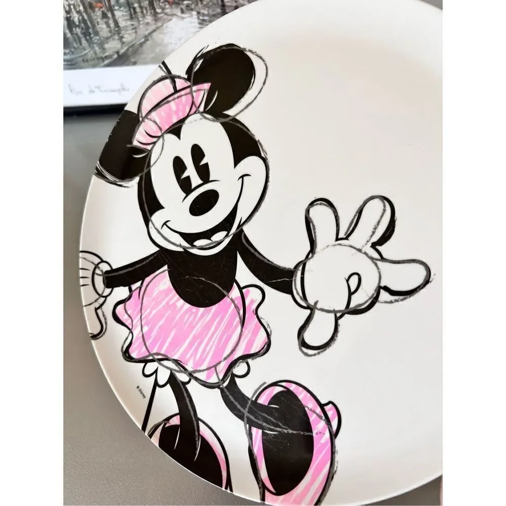 ‎Disney Minnie Mouse Melamine - Sketch Plate